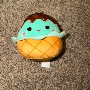 Squishmallows May the Mint, Mint Green Ice Cream Waffle Plush